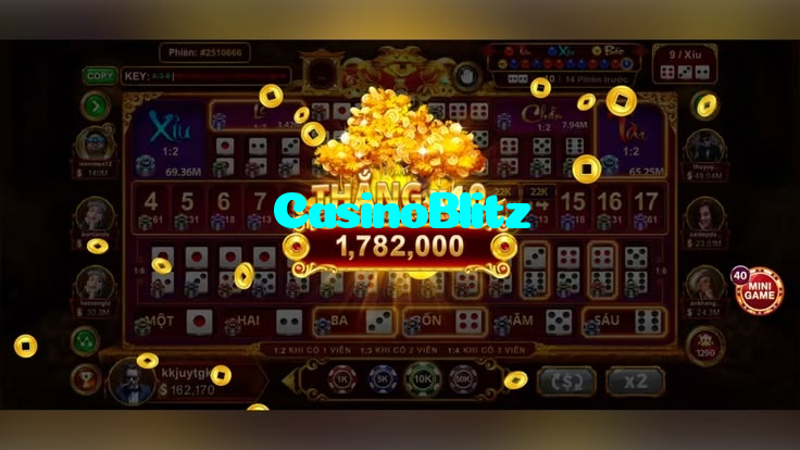CasinoBlitz casino presented on mobile device in Pakistan with slots and live games